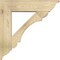 Ekena Millwork Olympic Traditional Rough Sawn Bracket w/ Offset Brace, Douglas Fir, 8"W x 32"D x 32"H BKT0806X32X32OLY01RDF - alternate 4